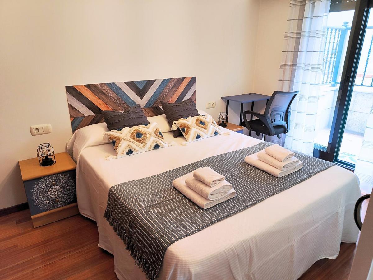 Bonito Apto Petfriendly Con Gran Terraza Y Parking Ideal Para Teletrabajar فيجو المظهر الخارجي الصورة
